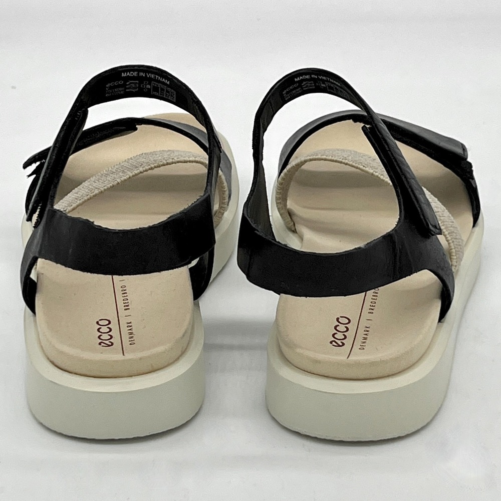Ecco Women's sz 5-5.5 US 36 EU Flowt Band Sandal Black 2-Strap New $129 - Picture 8 of 14